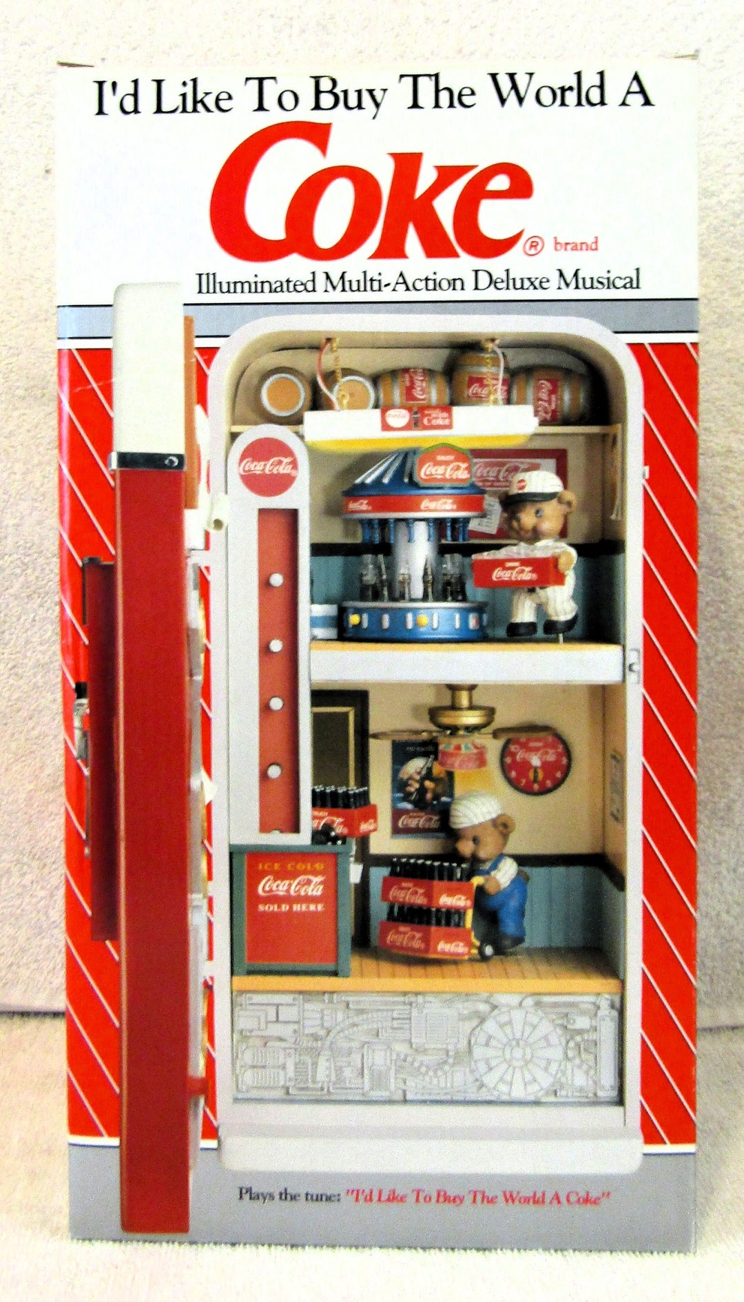 New Old Stock Coca-cola Illuminated Multi-action Deluxe