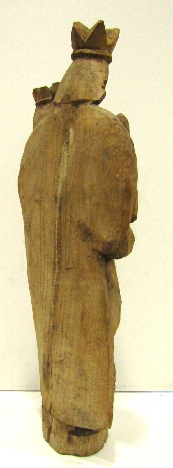 Antique 18th Century Tall Carved Wood Madonna and Child Statue - Etsy