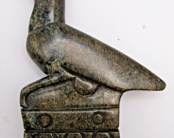 Hand Carved Great Zimbabwe Bird Soapstone Sculpture by Shona Artisan TAKESURE