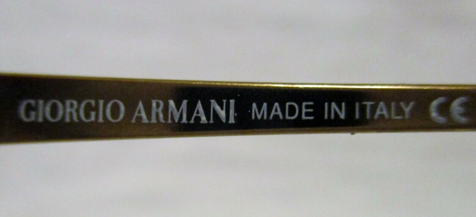 Vintage Giorgio Armani Rimless Sunglasses Gold with Gray Lenses 1534 884 Giorgio Armani 1578 1416 7F – Vintage Frames Company main image 3