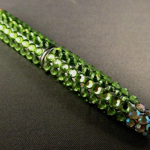 Beautiful Swarovski Crystal Green Pendant Pen