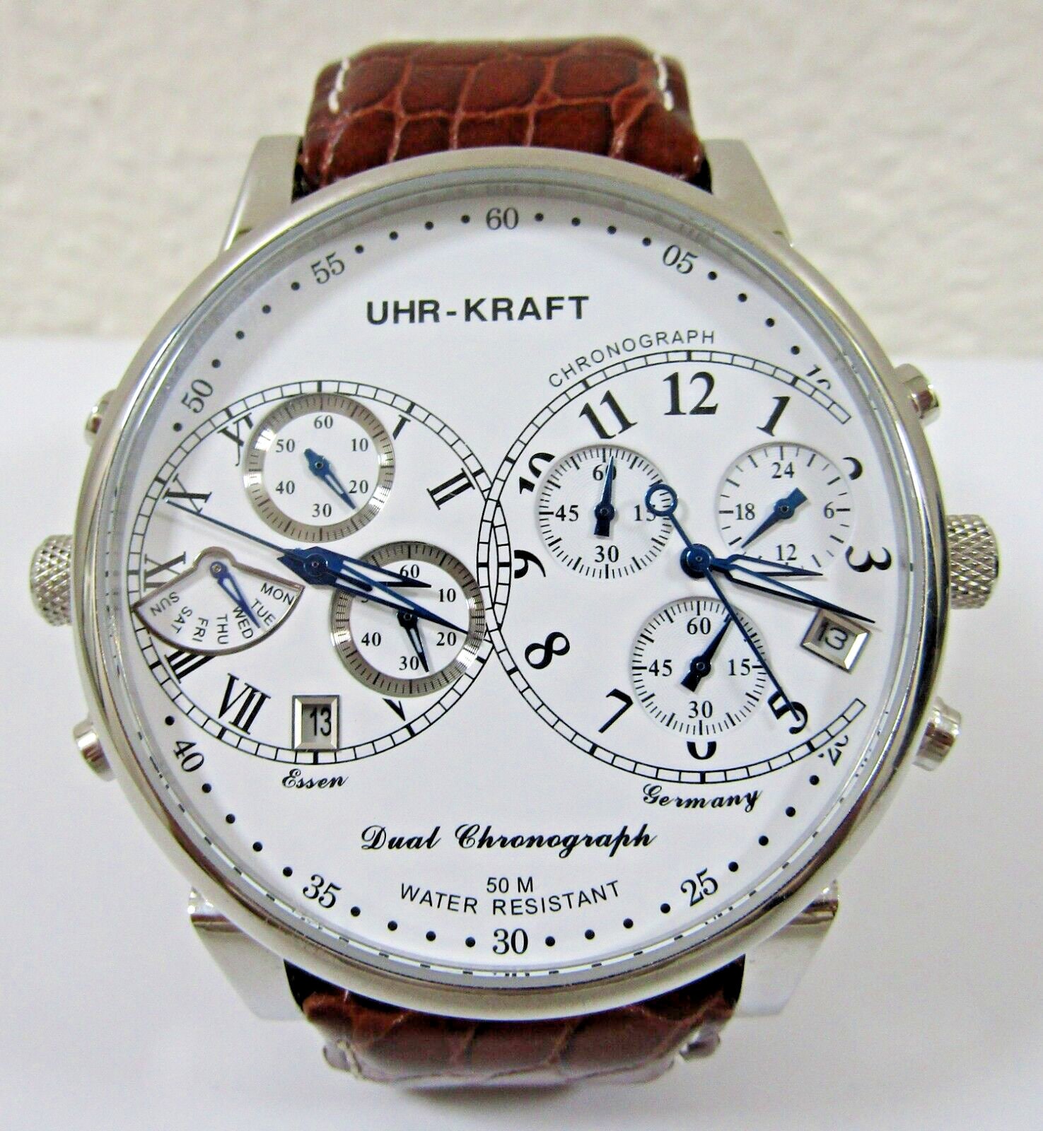 Uhr Kraft Group 27000 1 Dualtimer herenhorloge Duitsland Etsy Nederland