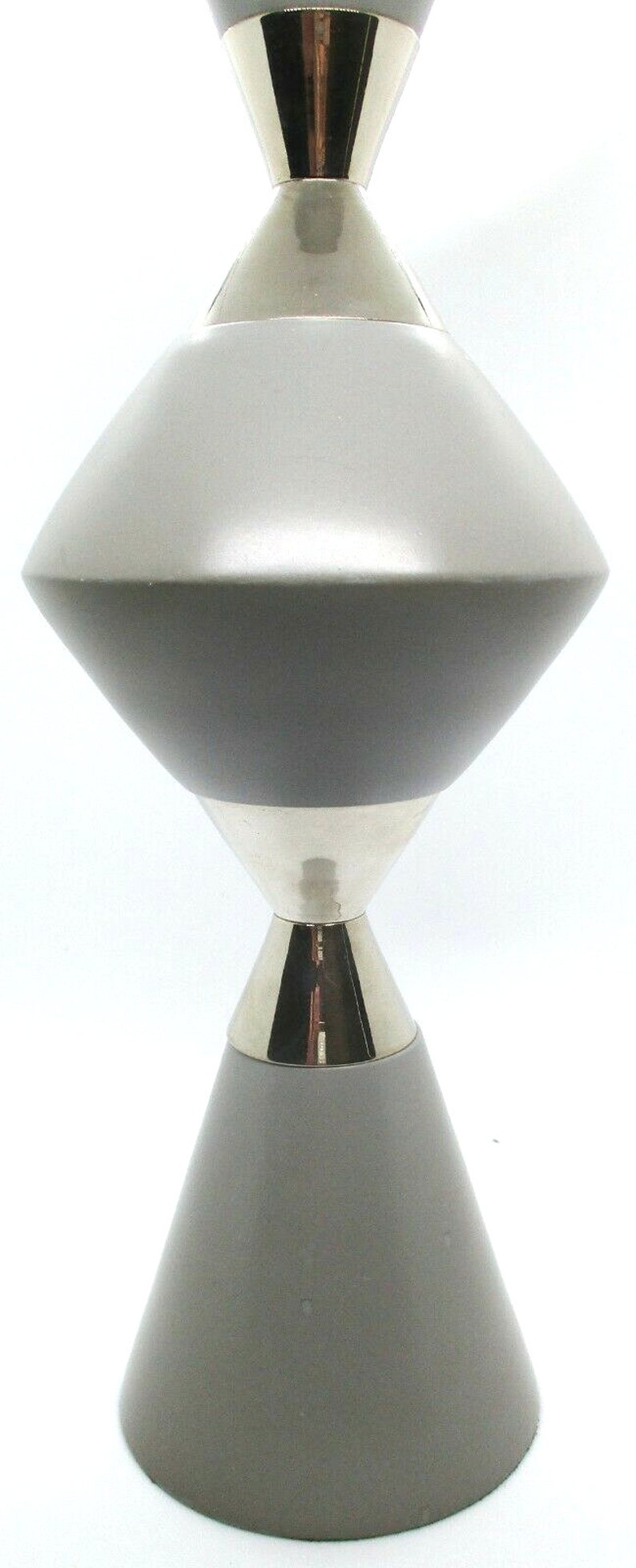 Global Views Dwell Studios Hourglass Pillar Candle Holders Set - Thumbnail 5