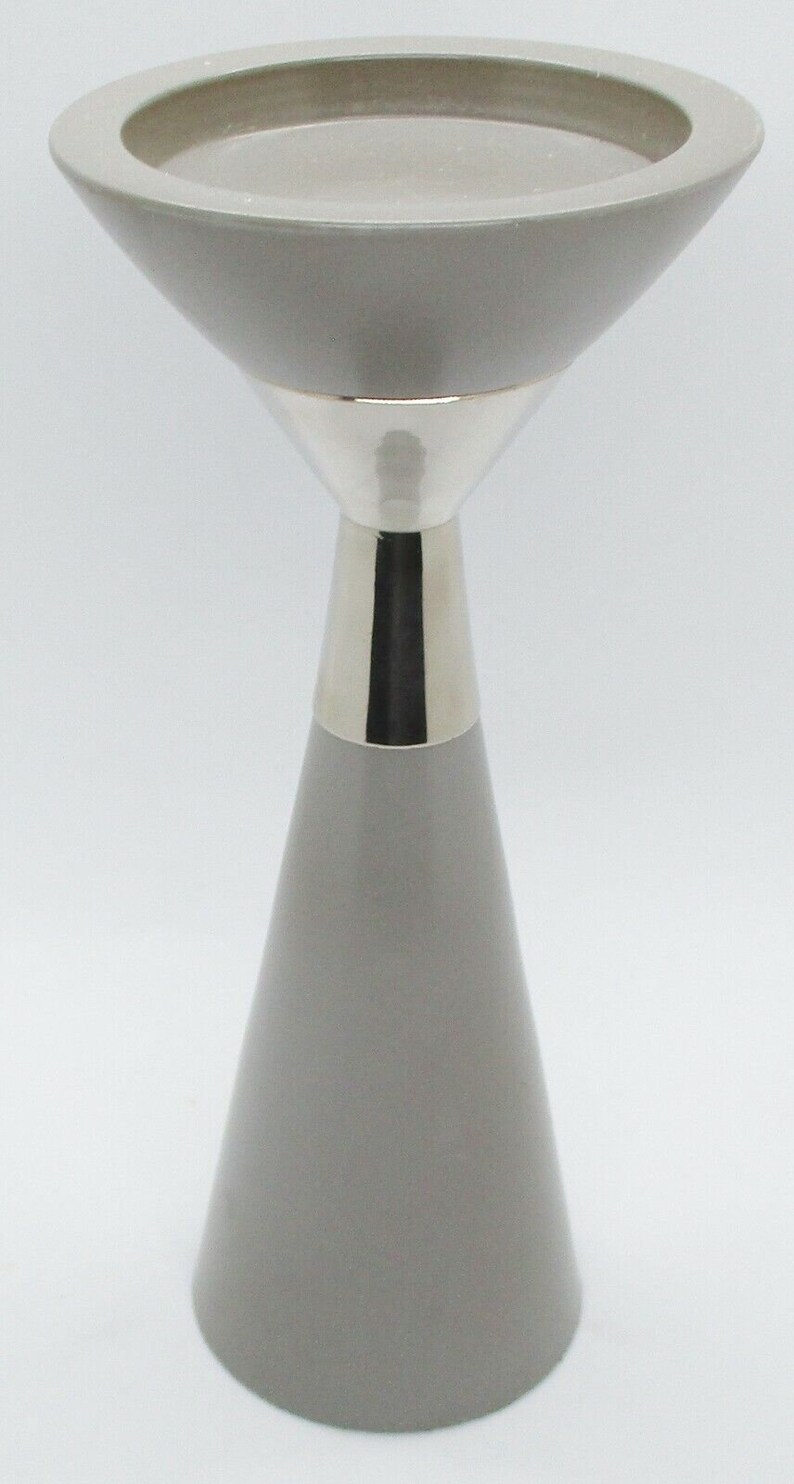 Global Views Dwell Studios Hourglass Pillar Candle Holders Set - Thumbnail 4