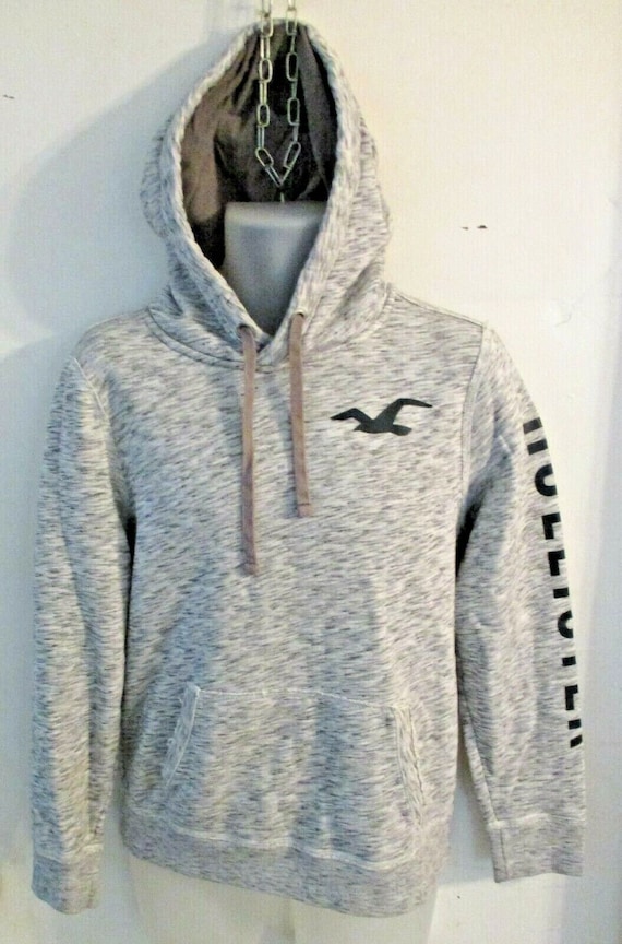 New Hollister Iconic Feel Good Fleece Hoody Seagul