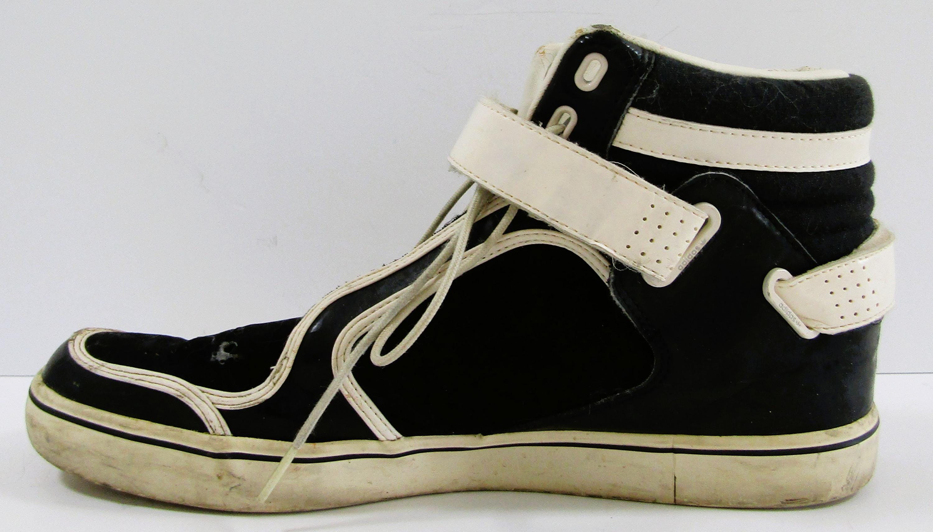 Adi Rises Adidas Adi-rise Black White Sneakers Shoes Men's Size 13 High Top - Etsy