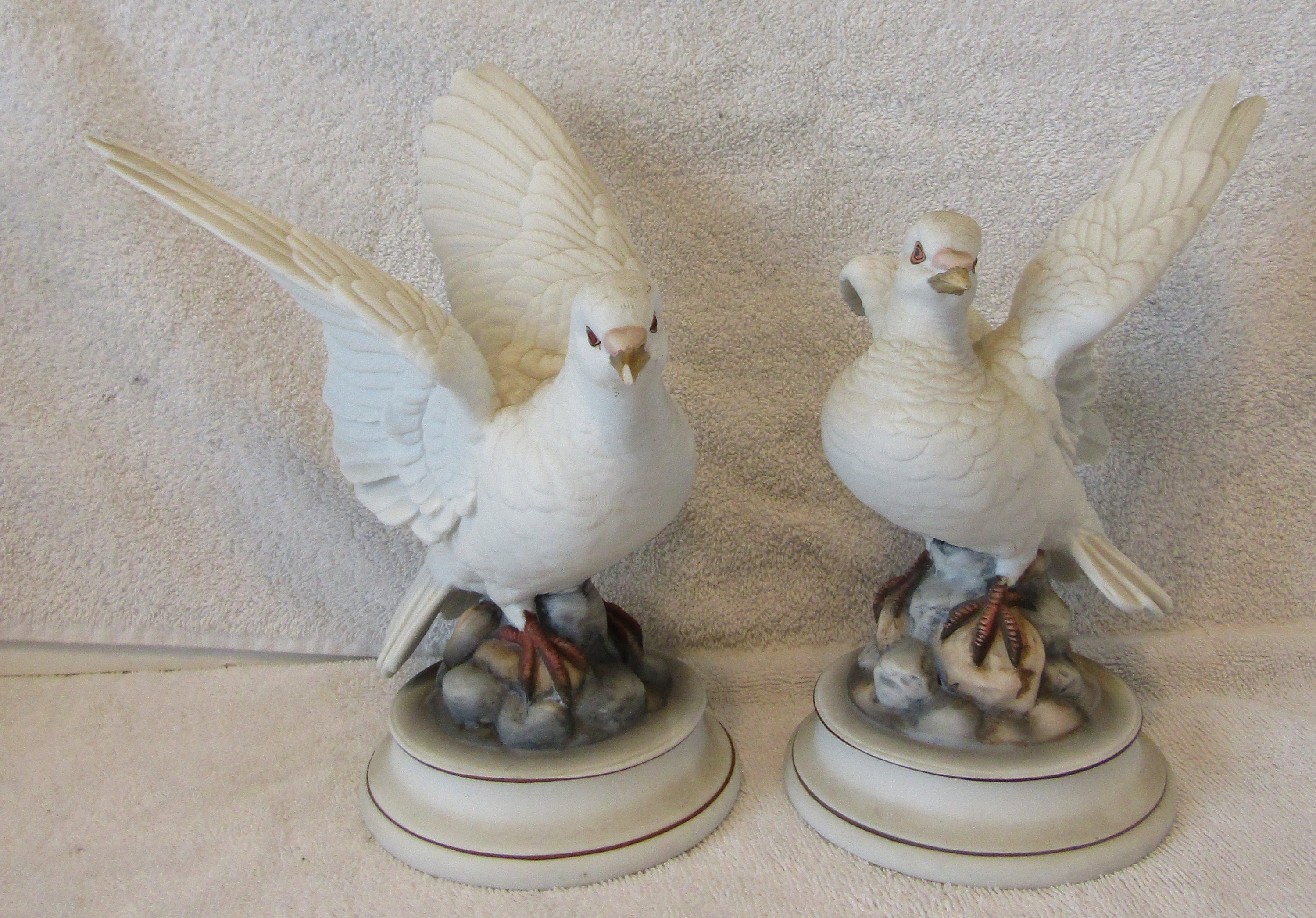 ハト　置物　鳩　陶磁器　日本製　White Dove by Andrea 現状品 ハト 置物 鳩 陶磁器 日本製 White Dove by Andrea 現状品 White
