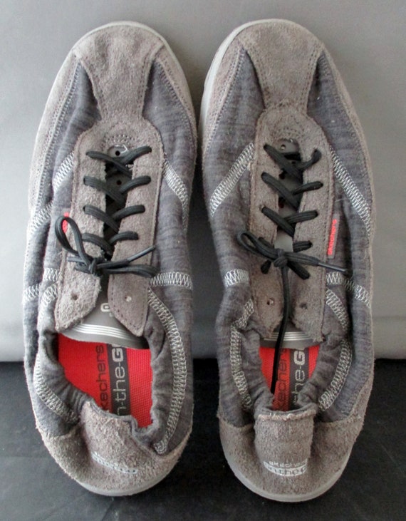 Men's Skechers Charcoal Grey Suede - Etsy Australia