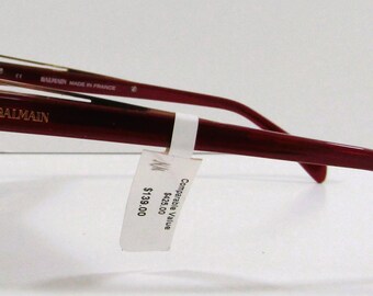 New Balmain BL2108B 01 Women\'s Gold Red Cat Eye Sunglasses with Cloth, COA Case New Balmain BL2108B 01 Women main image 3