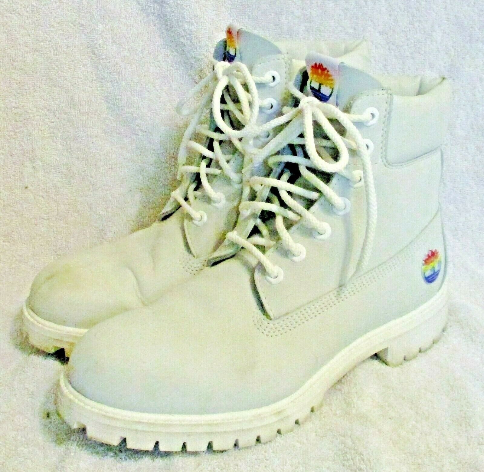 beroerte essay karbonade Timberland Rainbow White Limited Release Ghost Waterproof - Etsy