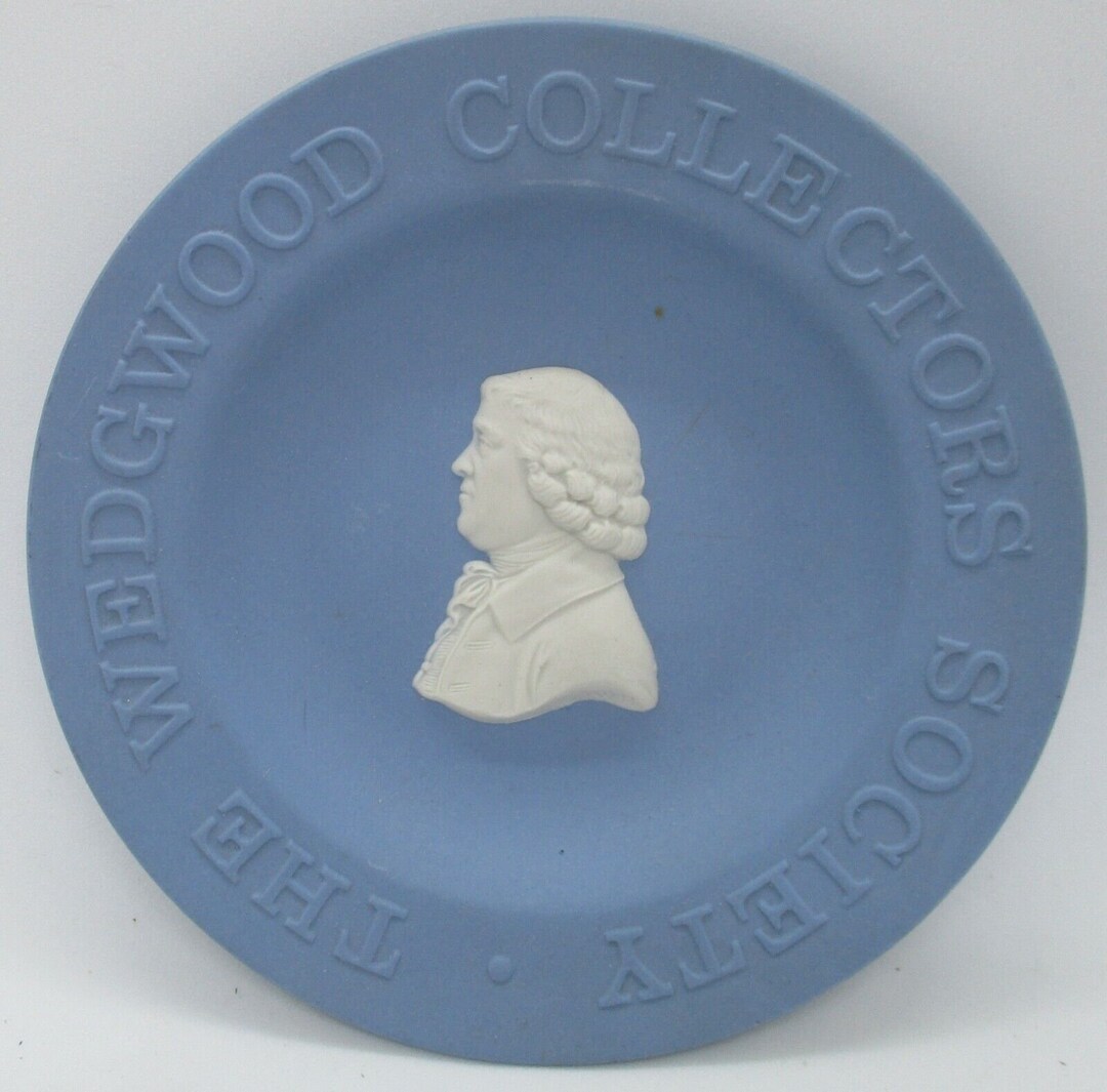 Vintage the Wedgwood Collectors Society Blue Trinket Dish Charter ...