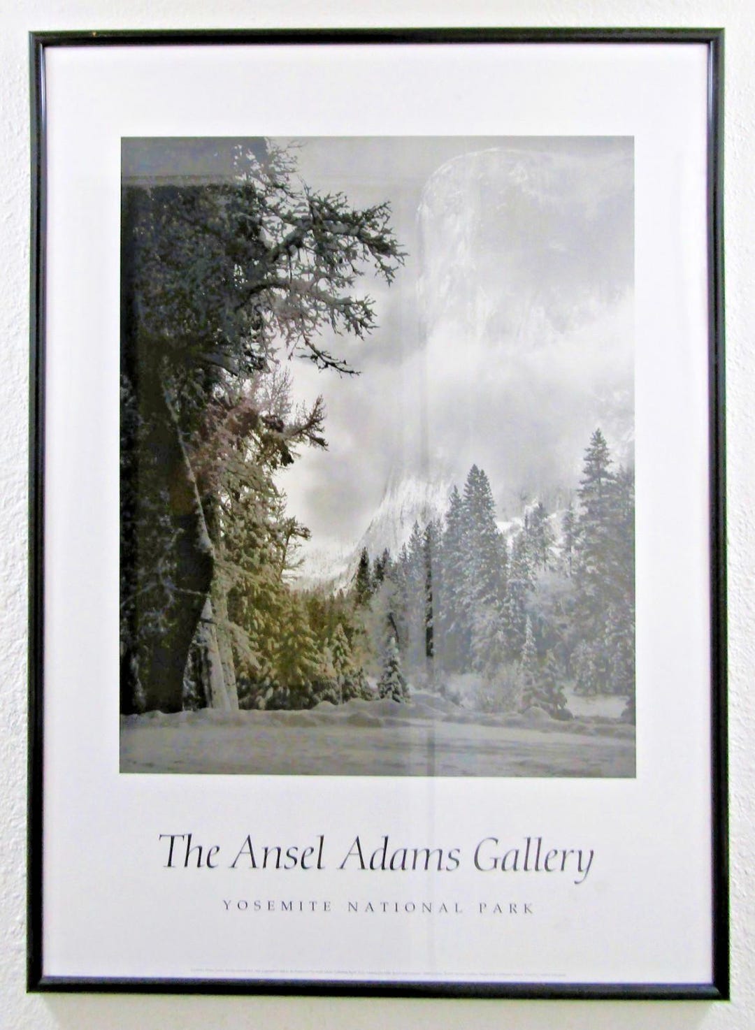 anselmi034ページ Ansel Adams Large Framed El Capitan Yosemite 1989 Gardner
