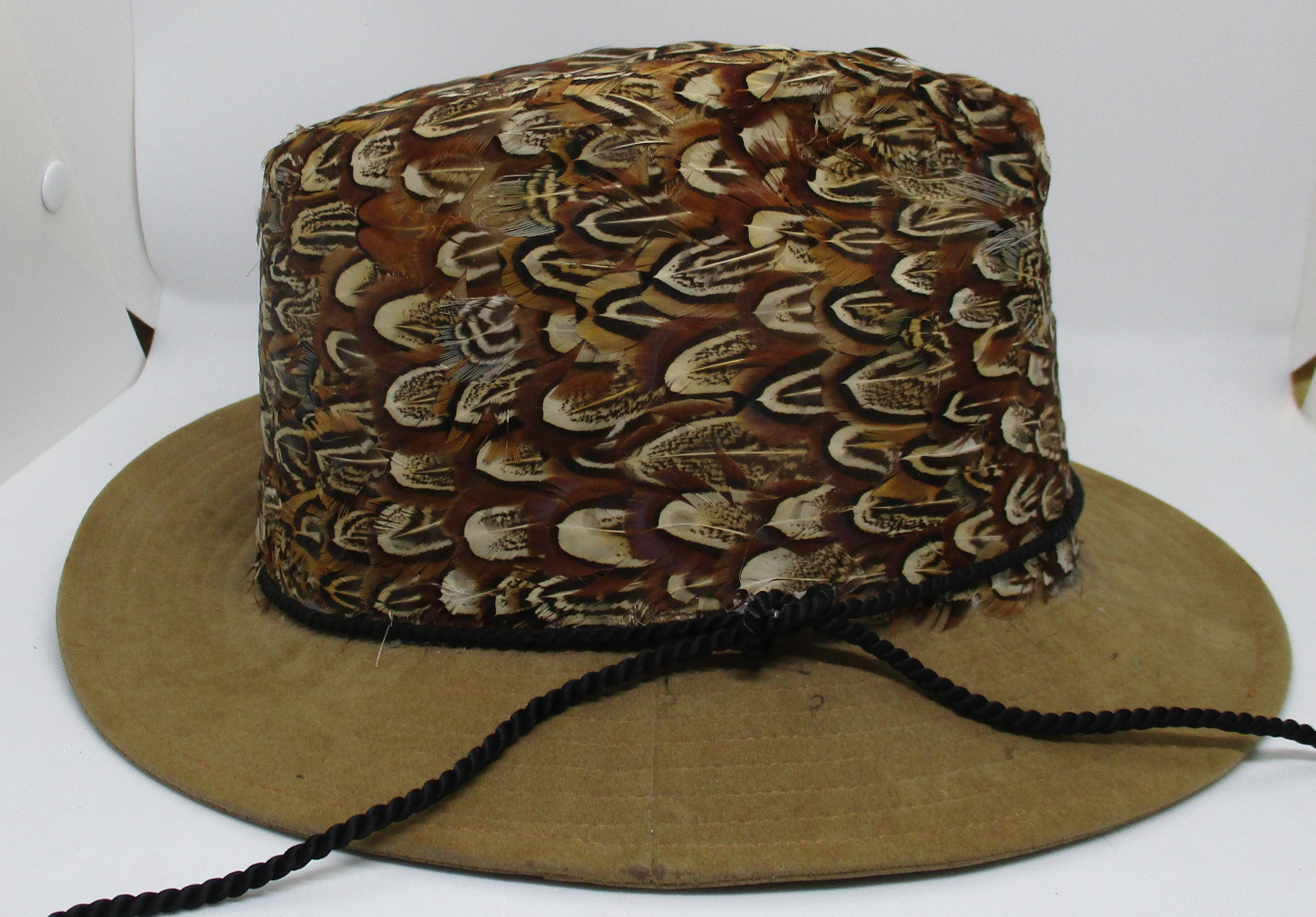 George Zamau\'l Vintage Feather Fedora Hat Size Medium George Zamau main image 4