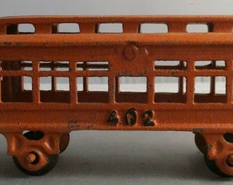 402 Cast Iron Terra Cotta Pullman Passenger Railroad Car