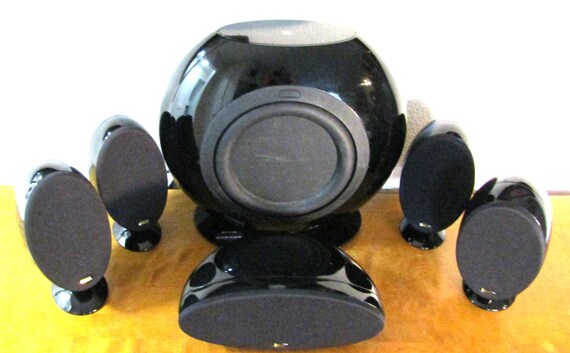 KEF HTS3001 HTC3001 5.1 Theater Surround Sound Speakers HTB2 Power