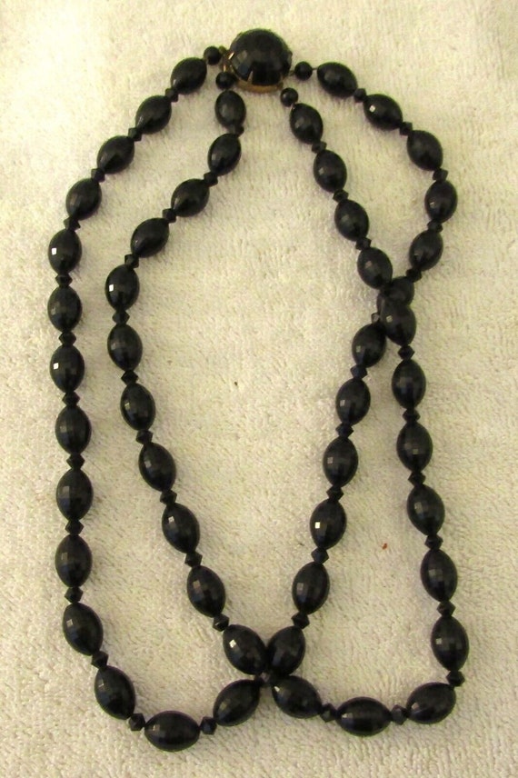 Antique Victorian West German 19" Double Strand Mo