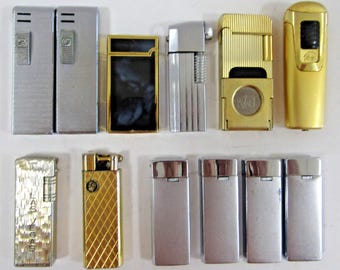 Vintage 1980 Colibri Lighter: 24k Gold Finish, Collector Box
