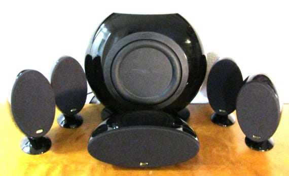 KEF HTS3001 HTC3001 5.1 Theater Surround Sound Speakers HTB2