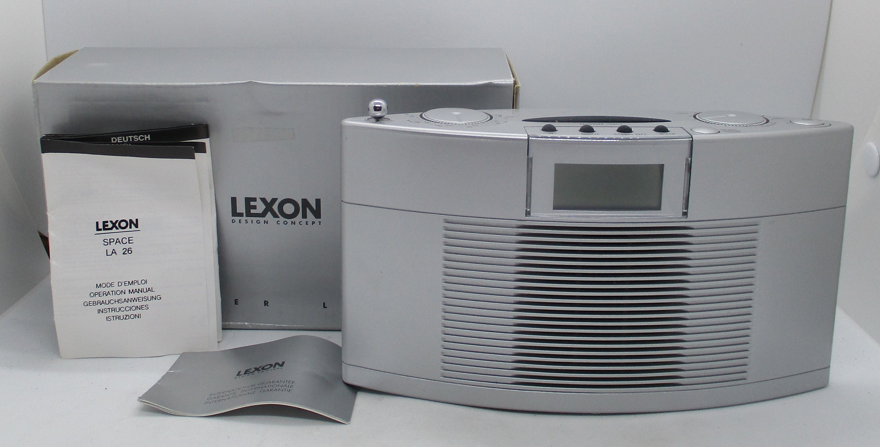 New Rare Lexon LA 26 SPACE Alarm Radio 1990s Etsy