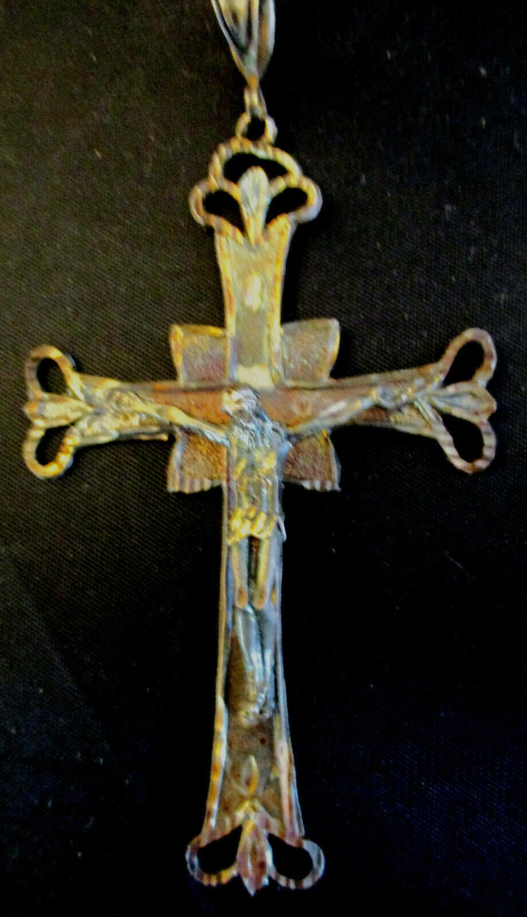 Vintage Sterling Silver 925 Detailed Pierced Crucifix Pendant - Etsy
