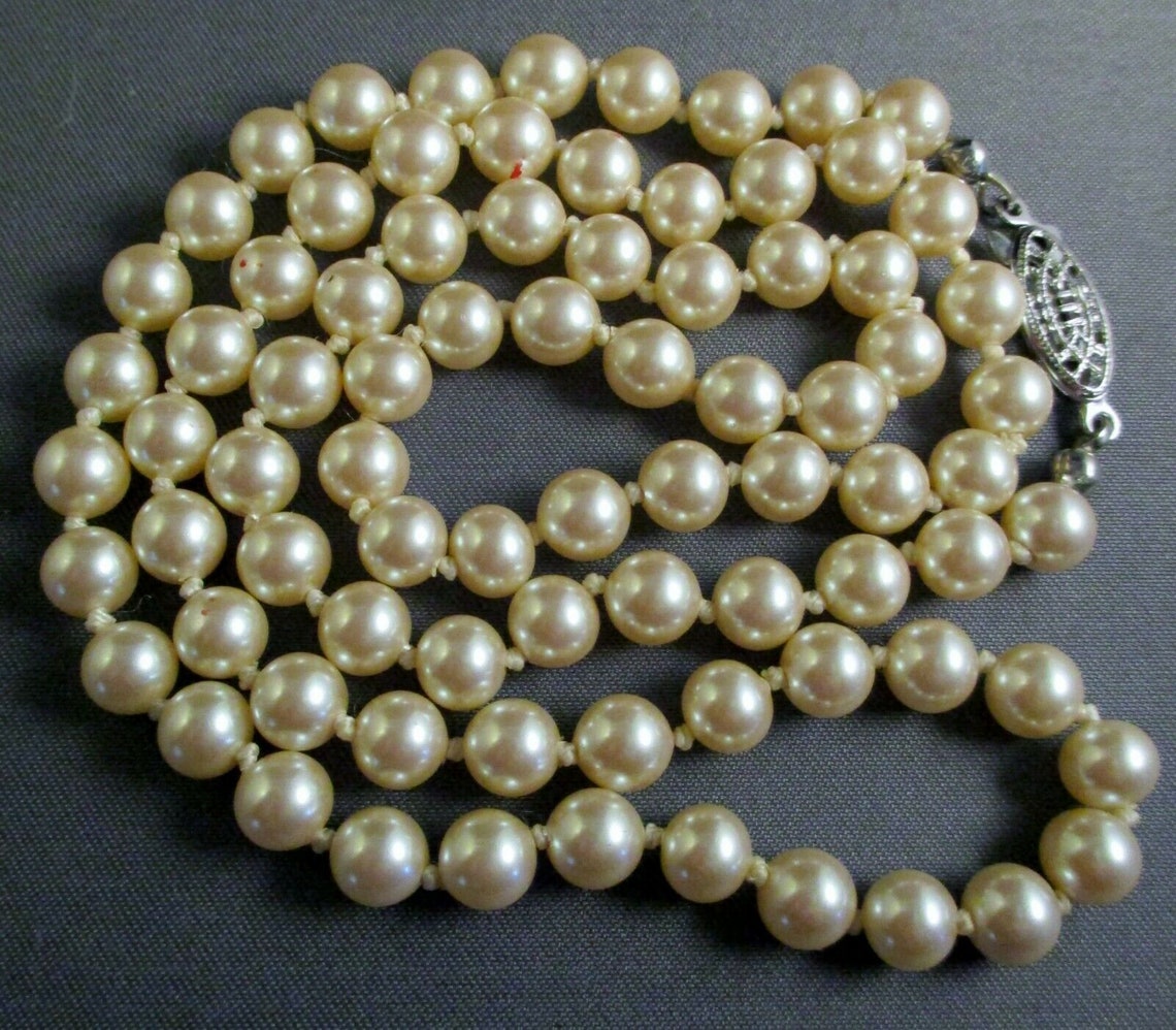 22 Strand of Majorca Pearls Necklace 82 Pearls 5.5 - Etsy