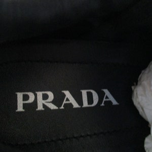 Women's Prada Calzature Donna Nero Vernice Black Sneakers US 10.5 EUR 41 image 7