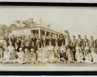 1926 North Plainfield High School Class Trip Mount Vernon Washington DC Photo