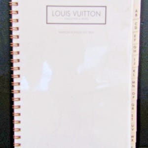 Louis Vuitton Address Book - Etsy
