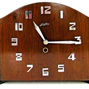 Horloge murale - Horloge emboîtée - Junghans - Bois - 1920-1930