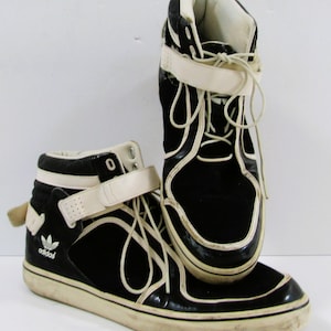Adidas Adi-Rise Black White Sneakers Shoes Men&#39;s Size 13 High Top