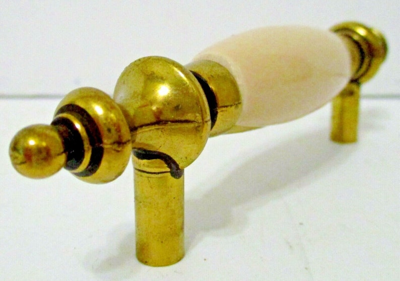 Set of 7 Porcelain Brass English Cozy 3 Inch Center to Center Etsy