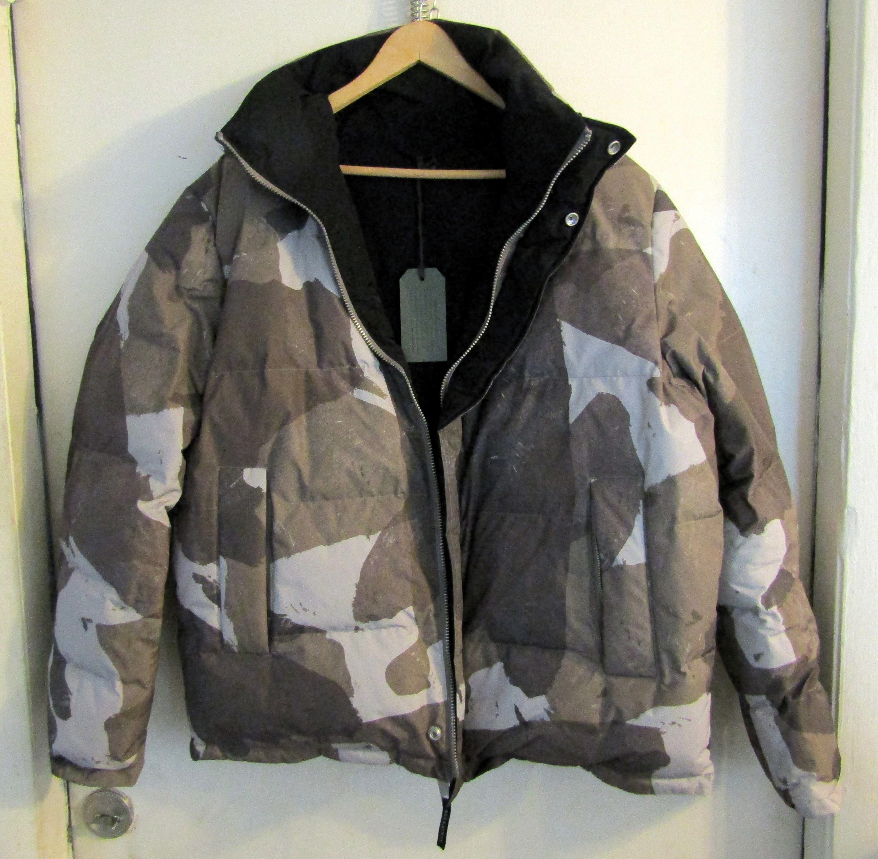 H&m camo puffer jacket hot sale