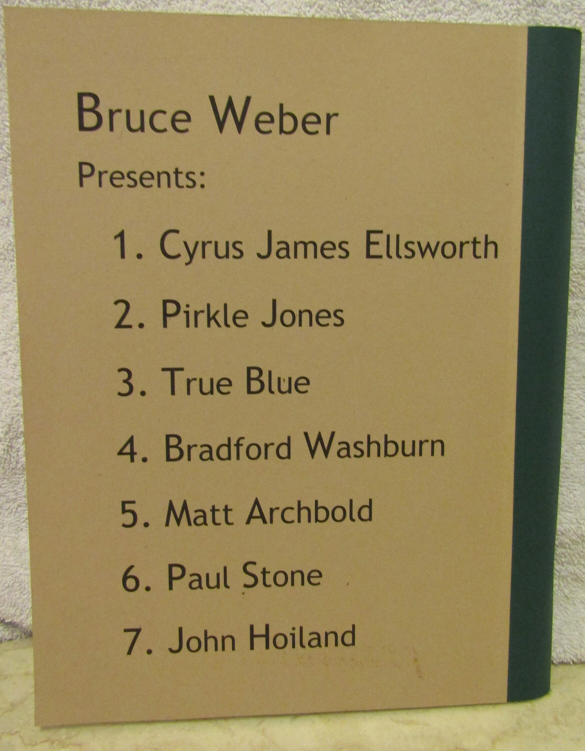 Bruce Weber Photo Book All-american Limited 4000 Copies DAMAGED