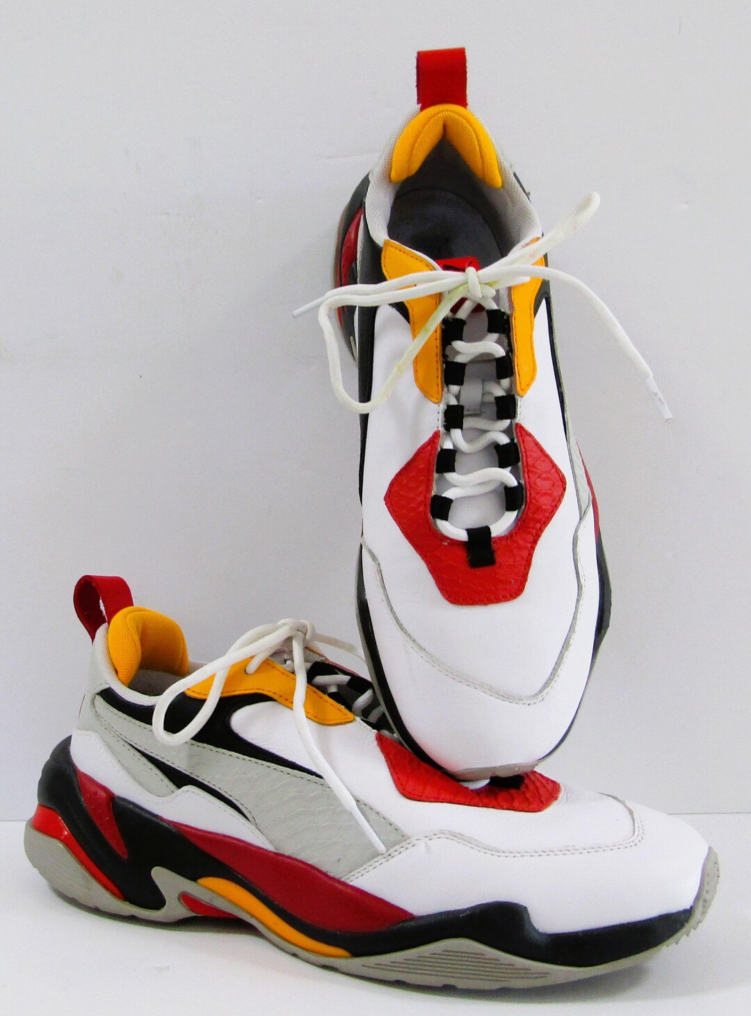 Size 11 - PUMA Thunder Holiday High Risk Red Orange Alert  display picture 1