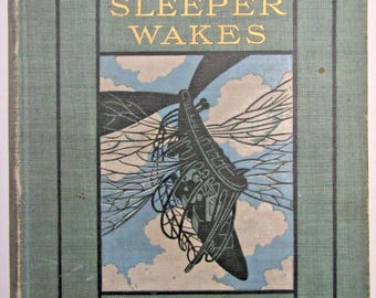 When the Sleeper Wakes H. G. Wells 1899 1st U.S. Edition Hardback Book