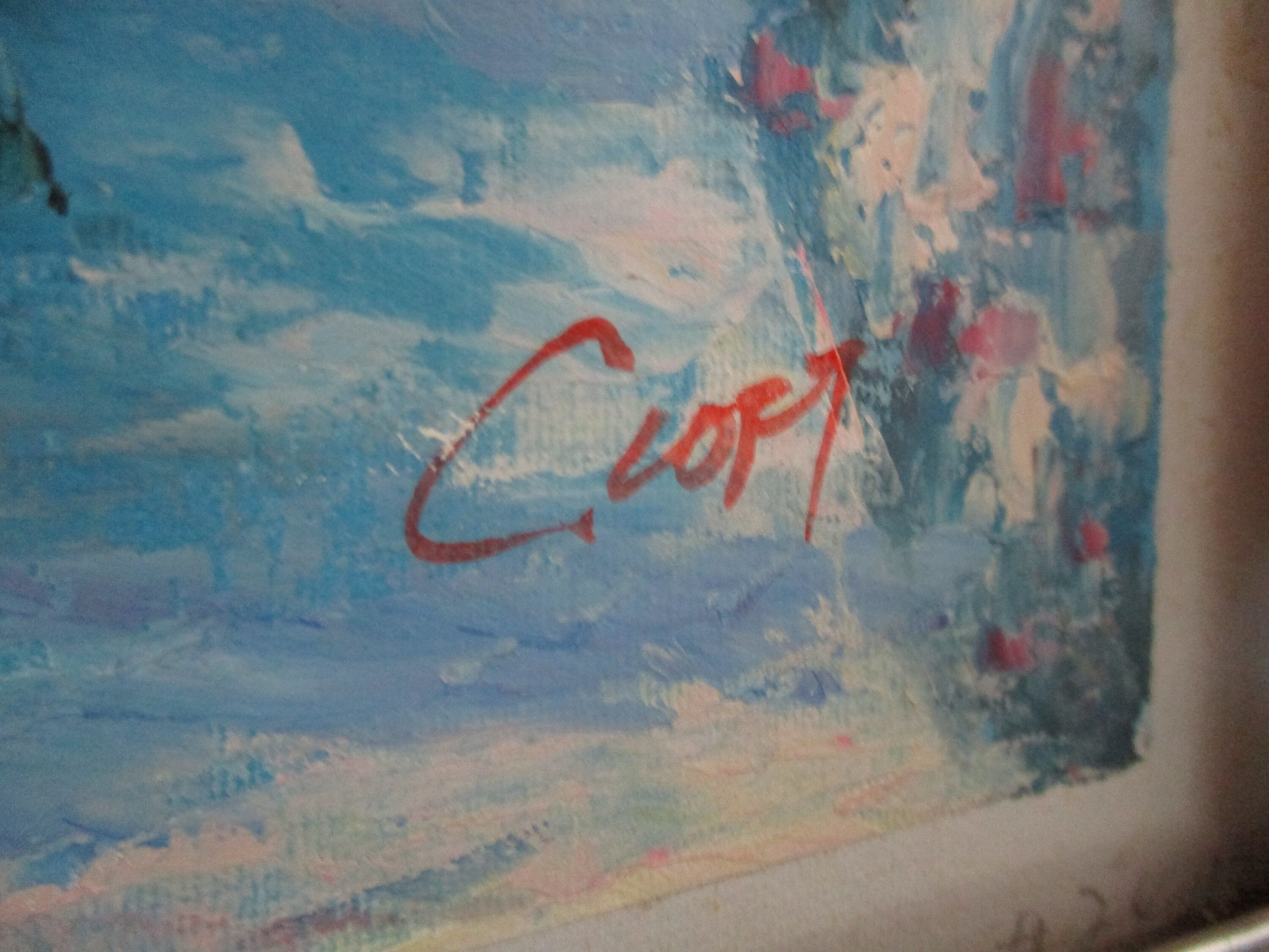 Artist C. Loft Original Oil Painting on Canvas Mediterranean Etsy