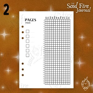 Pages Read Yearly Tracker | Custom Book Journal Page | Reading Journal ...