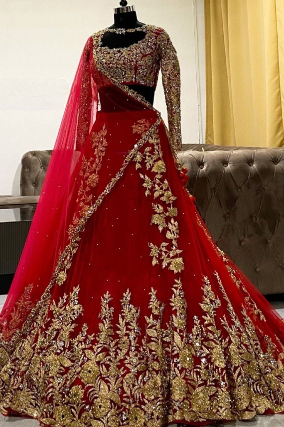Work Lehenga Choli 