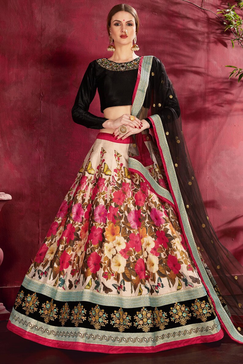 Wedding Lehenga Choli for Women Designer Multi Colored Bollywood