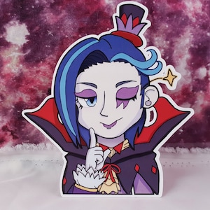 Re:Zero Starting Life in Another World Roswaal L. Mathers Die Cut Vinyl Peeker Sticker- Anime gift, car accessory