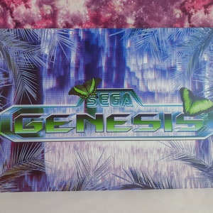 Vaporwave Sega Genesis Print- Different Sizes