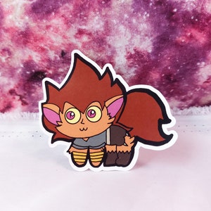 Eberwolf Yippee Creature- The Owl House Meme Vinyl Sticker