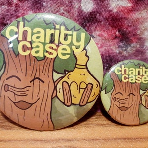 Neopets Money Tree Charity Case Pinback Buttons- Different Sizes