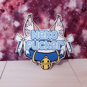 Felix Argyle Themed Neko F**ker Vinyl Sticker