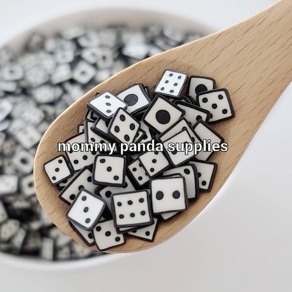 京七宝額 ラディッシュ にんじん 2点セット Mix Black Dice Polymer Clay Slices Sprinkles Resin Nail Art