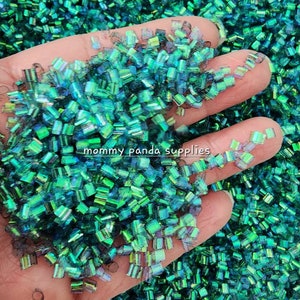 100g Green Fishbowl Beads – Craftyrific