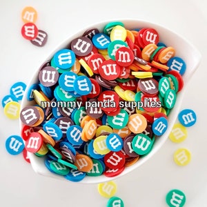 Mix Fake Chocolate Candy Fake Food Polymer Clay Fimo Slices Slime Sprinkles Resin Art - Large Size