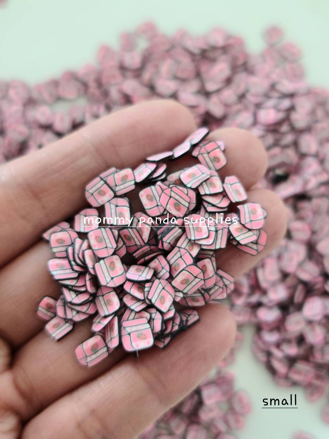 Mixed Colour Rectangle Shaped Gum Resin Cabochon Slime Charms 
