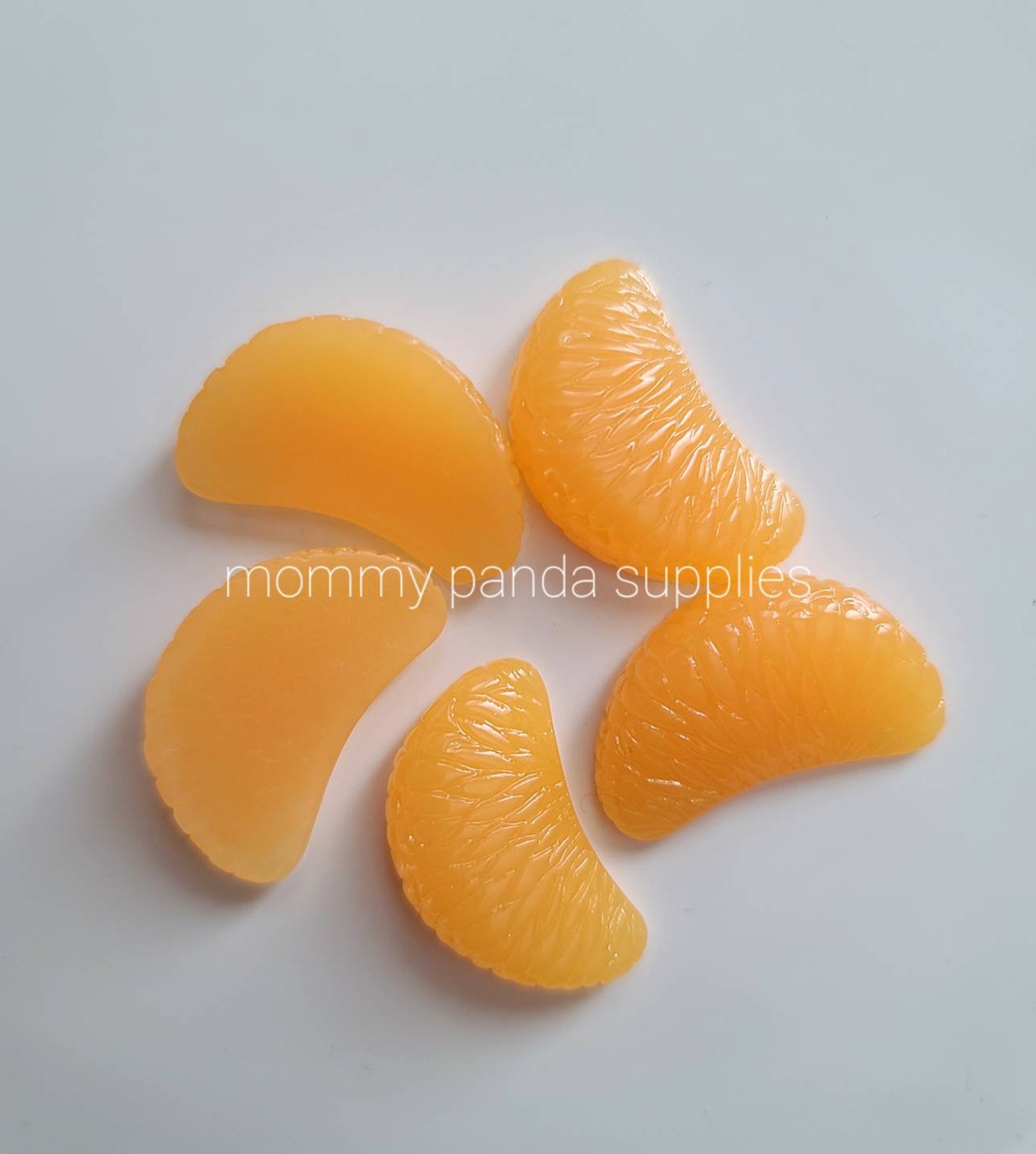 Fake Orange Mandarin Orange Slices Fake Imitation Food Resin Etsy