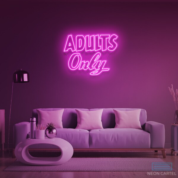 Adult Only Neon Sign - Etsy Australia